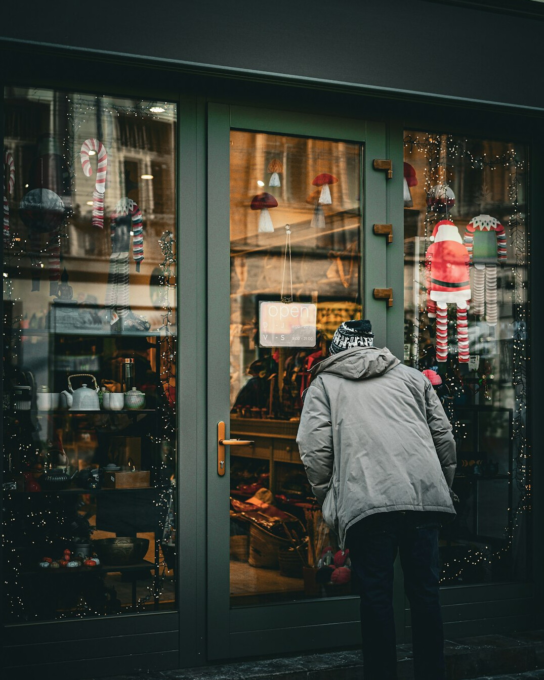 store detective observing customers
