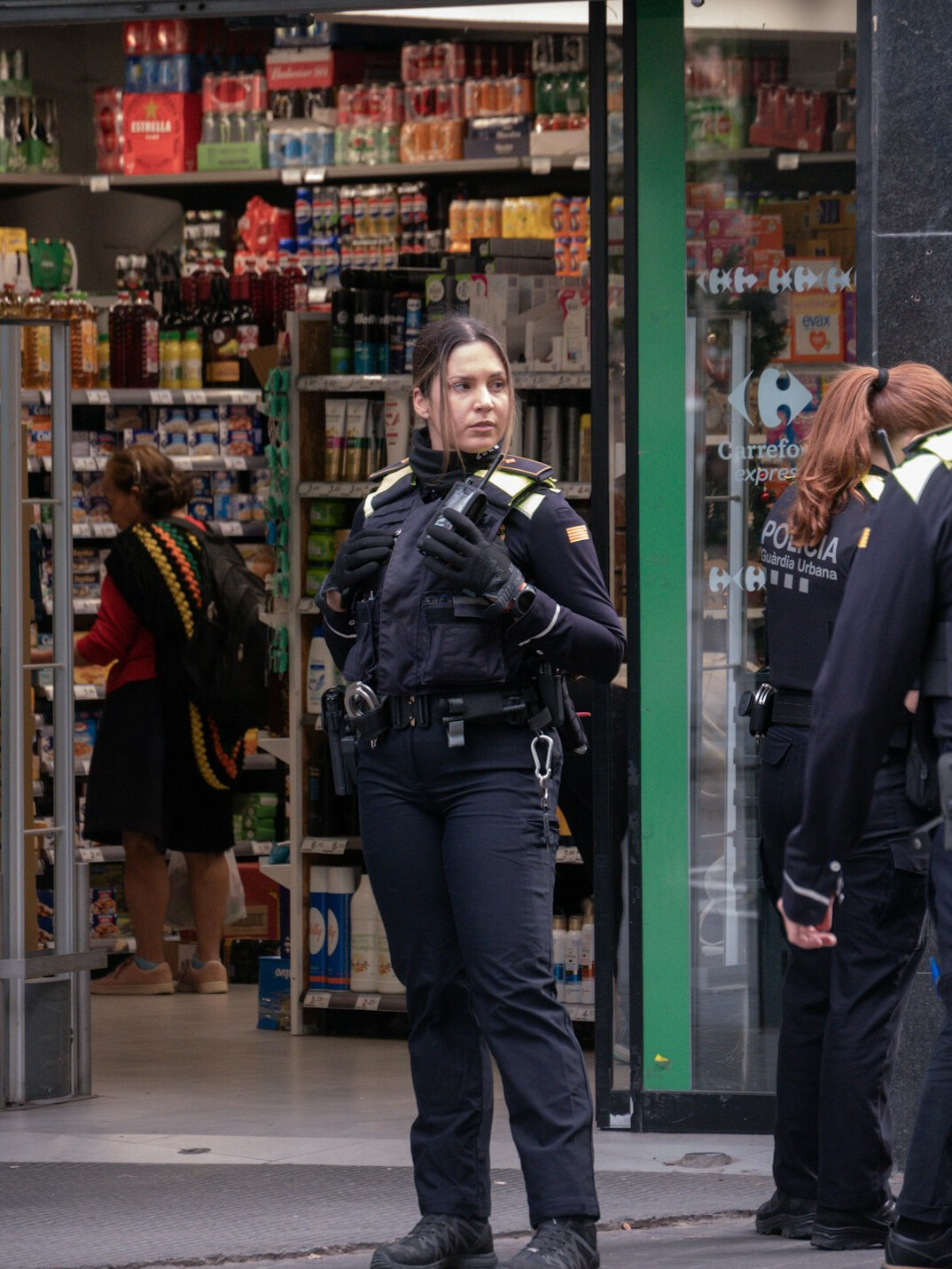 store detective investigating theft